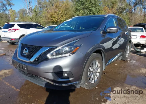 2018 Nissan Murano Sl from USA, damaged, VIN 5N1AZ2MH2JN186095